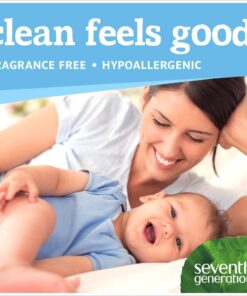 Seventh Generation Thick & Strong Free and Clear Baby Wipes with Flip Top Dispenser, 768 Count 13 712s6AUSgjL