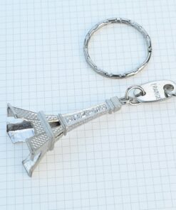 baotongle 15pcs Eiffel Tower Keyring, Paris Eiffel Tower Keychains 3-D Key Ring French Souvenirs Retro Adornment Cute Lovely Decorative Metal Craft Art Statue Model for Table Decor Gifts Silver 16 712splg49JL