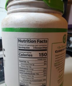 Orgain Organic Vegan Protein Powder, Creamy Chocolate Fudge - 21g Plant Based Protein, Gluten Free, Dairy Free, Lactose Free, Soy Free, No Sugar Added, Kosher, For Smoothies & Shakes - 2.03lb 20 Servings (Pack of 1) 33 712tINEn6iL