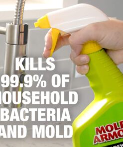 MOLD ARMOR Mold and Mildew Killer + Quick Stain Remover, 32 oz., Trigger Spray Bottle, Eliminates 99.9% of Household Bacteria and Viruses, Ideal Bathroom Mold and Mildew Remover 29 712tLYhwVFL