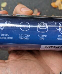 SE Survivor Series 7-Strand 550 Black Paracord, 100' - PC100BK55 18 712taHBlHxL