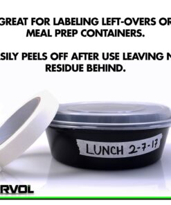 Masking Tape (Huge Pack of 6) Each Roll is ¾ x 33 Yards - Approved for Interior or Exterior Use - Easy to Write On - Industrial or Household Use 12 712txKeQmaL