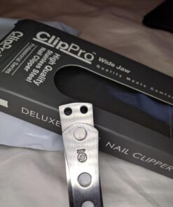 KOHM Nail Clippers for Thick Nails - Heavy-Duty, Stainless Steel, Tough, Professional Toenail Clippers w/Built-in File - Nail Cutters for Seniors and Adults Pack of 1 49 712uM5agjyL