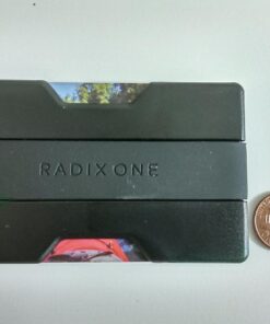 Radix One Slim Wallet - Minimalist Ultralight Polycarbonate Money Clip Black/Black 55 712uRKNJCoL