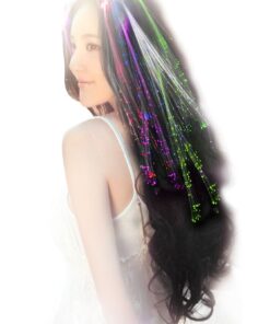 Acooe 10 Pack flashing led light up toys Optics led hair lights, flashing led Light Up Toys, Barrettes for Party, Bar Dancing Hairpin, light up hair accessories 16 712v0A4FOL