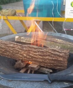 Schrade Leroy Fixed Blade with High Carbon Stainless Steel Bowie Blade for Outdoor Activities 29 712v7I9pWL