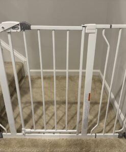 Regalo Easy Step 38.5-Inch Wide Walk Thru Baby Gate, Includes 6-Inch Extension Kit, Pressure Mount Kit, Wall Cups 38.5" Wide 39 712x4rf7GCL