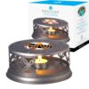 GROSCHE Cairo Premium Teapot Warmer with Tea lite Candle. for Glass teapot and Other heatproof Dish Warming use. 20 712xX5PT0CL