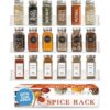 Pretty Display Acrylic Spice Rack [3-Pack], Sleek 3-Tier Wall Mount Spice Shelves, Space-Saving Kitchen Organization - Easy Installation, Maximum Style! 3 PACK