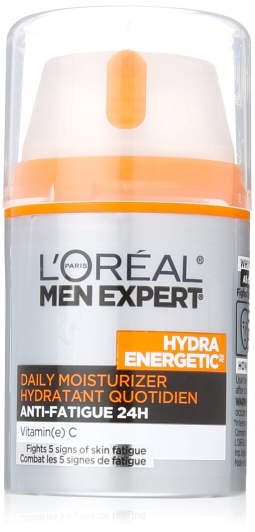 L'Oreal Paris Skin Care Men Expert Hydra Energetic Anti-Fatigue Daily Moisturizer, 1.6 Fluid Ounce 1.6 Fl Oz (Pack of 1)