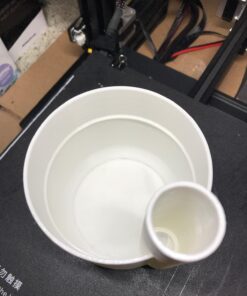 HATCHBOX 1.75mm White PLA 3D Printer Filament, 1 KG Spool, Dimensional Accuracy +/- 0.03 mm, 3D Printing Filament 38 713 EI1GXBL