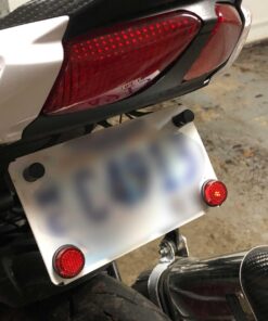 RUPSE 2pcs License Plate Light,12V Waterproof LED Bulb,License Tag Screw Bolt Lamp for Car Motorcycle Truck RV ATV Bike (White) White 40 71304wNBZ9L