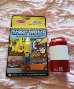 Melissa & Doug On the Go Water Wow! Reusable Water-Reveal Activity Pads, 2-pk, Vehicles, Animals - Party Favors, Stocking Stuffers, Travel Toys For Toddlers, Mess Free Coloring Books For Kids Ages 3+ Bundle: Vehicles, Animals 42 71319OgRODL 2