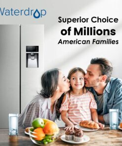 Alternative view of Waterdrop Plus RPWF Refrigerator Water Filter, Replacement for GE® RPWF (Not RPWFE), WDP-F19, RWF1063, DWF-36, RWF3600A, WSG-4, OPFG3-RF300, R-3600, MPF15350, Certified by NSF 401&53&42, 1 Pack