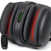 Nekteck Foot Shiatsu Massager, Calf Massage with Heat Therapy, Deep Kneading, Vibration, Compression Leg Massager for Home and Office Use Black (Remote Control) Black - With Remote 23 71320iD3Z2L