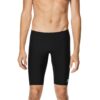 Speedo Men's Swimsuit Jammer Endurance+ Solid USA Adult Speedo Black 32 30 7132704gpAL