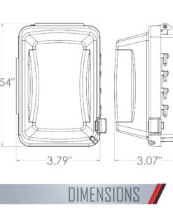 TayMac MM410W Single-Gang Horizontal/Vertical Mount Weatherproof In-Use Cover, 16 in 1, 2.75 in, White 1 Gang Standard 12 7132GkDK8L 1