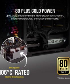 Corsair Power Supplies , RMX 1000W CP-9020094-NA RM1000x Power Supply 17 71336FFzGL