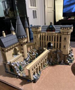 LEGO Harry Potter Hogwarts Castle 71043 Building Set - Model Kit with Minifigures, Featuring Wand, Boats, and Spider Figure, Gryffindor and Hufflepuff Accessories, Collectible for Adults and Teens Standard 55 7133ZTqWpL
