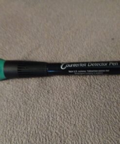 Dri Mark Dual Test - The Original Smart Money Pen with UV LED Cap Counterfeit Detector System - Plus 2 Free Detector Pens - Money Loss Prevention - Fraud Protection, Black, 3 Count (Pack of 1) 57 71340vJxkxL