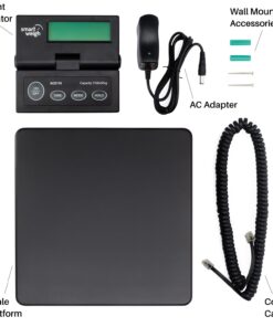 Smart Weigh Digital Shipping and Postal Weight Scale, 110 lbs x 0.1 oz, UPS USPS Post Office Scale 29 7134IYKqq7L