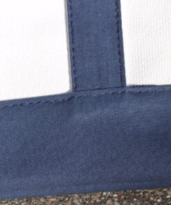 DALIX 23" Premium 24 oz. Cotton Canvas Shopping Tote Bag Navy Blue 44 7134VXZWOhL