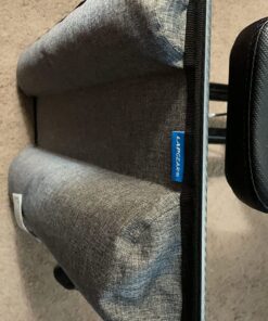 LAPGEAR Home Office Lap Desk with Device Ledge, Mouse Pad, and Phone Holder - Silver Carbon - Fits up to 15.6 Inch Laptops - Style No. 91585 39 7134Z5X175L