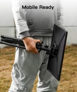 Amada Projector Tripod Stand, Foldable Laptop Tripod, Multifunctional DJ Racks/Projector Stand with Adjustable Height, Perfect for Office, Home, Stage or Studio-AMPS01 22"-36" 25 7134pP5VnBL