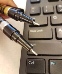 Pilot Metallic Permanent Paint Markers, 1 Each Gold & Silver, Extra Fine Point, Set of 2 (41400) 39 7135MAvLDCL 1