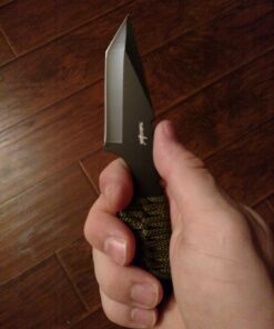 Survivor HK-106320-2 HK-106320 Series Fixed Blade Outdoor Knife, Tanto Blade, Cord-Wrapped Handle, 7" Overall, Green (Pack of 2) 23 71375KPbpLL