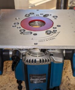 BOSCH RA1181 Benchtop Router Table 27 in. x 18 in. Aluminum Top with 2-1/2 in. Vacuum Hose Port 60 7137AZ 979L