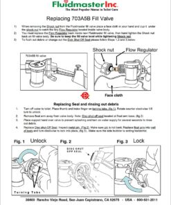 Fluidmaster 703AP4 Specialty Toilet Fill Valve for Glacier Bay and Niagara Conservation Flapperless Toilets 23 7137Q4Vc1L