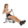 Sunny Health & Fitness Smart Compact Full Motion Rowing Machine, Full-Body Workout, Low-Impact, Extra-Long Rail, 350 LB Weight Capacity and Optional SunnyFit® App Enhanced Bluetooth Connectivity SF-RW5639