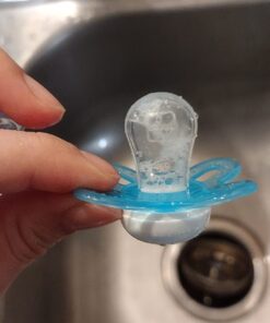 MAM Original Start Newborn Baby Pacifier, Best Pacifier for Breastfed Babies, Sterilizer Case, 0-3 Months, Boy, 2 Count (Pack of 1) 2-Pack 36 71380aqcwiL