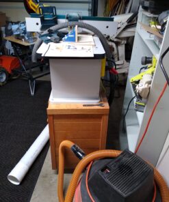 BOSCH RA1171 25-1/2 in. x 15-7/8 in. Benchtop Laminated MDF Top Cabinet Style Router Table with 2 Dust Collection Ports 81 7138BN6 TXL