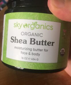 Sky Organics Organic Shea Butter for Body & Face USDA Certified Organic, 100% Raw & Unrefined to Soften, Smooth & Boost Radiance, 15 Ounce. 1 Pound (Pack of 1) 34 7138IFrQxEL