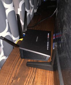 NETGEAR Nighthawk Smart Wi-Fi Router (R6900P) - AC1900 Wireless Speed (Up to 1900 Mbps), Up to 1800 Sq Ft Coverage & 30 Devices, 4 x 1G Ethernet and 1 x 3.0 USB Ports, Armor Security AC1900 WiFi with MU-MIMO 27 7138guj47L 3