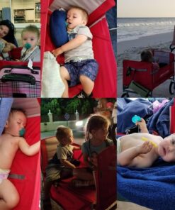 Radio Flyer 3-in-1 EZ Folding Wagon Ride On For Kids, Garden, & Cargo, Red Collapsible Wagon Base 73 7139FqGHmuL