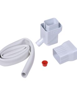 Oatey Mystic Rainwater Collection System, 2 in. x 3 in., Polyvinyl Chloride (PVC), White 27 7139sf593nL