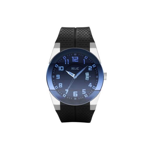 Relic by Fossil Men's ZR11861 Analog Display Analog Quartz Black & Blue