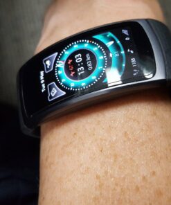 IQShield Screen Protector Compatible with Samsung Gear Fit2 (Gear Fit 2)(6-Pack) Anti-Bubble Clear TPU Film 37 713BMG4p4L