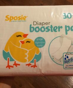 Sposie Diaper Booster Pads - Diaper Pads Inserts Overnight, Cloth Diaper Inserts and Overnight Diapers Size 4-6, Diaper Liners Baby Products 52 713BsSwEN2L