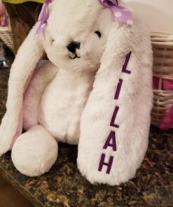 Bedtime Originals Wood Plush Bunny Sasha, Lavender 25 713Bt1LCjML
