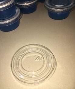 Polar Ice 125 Count Plastic Jello Shot Cups with Lids, 2-Ounce 1 Translucent 25 713CEeVfAoL
