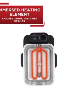 T-fal Ultimate EZ Clean Stainless Steel Deep Fryer with Basket 3.5 Liter Oil and 2.6 Pound Food Capacity 1700 Watts Oil Filtration, Temp Control, Digital Timer, Dishwasher Safe Parts Stainless Steel 37 713CKFk9Y L
