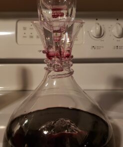 Vintorio Wine Aerator OMNI Set - Premium Decanter for Red Wine Lovers with Gift Box, Velvet Bag, and Mini Stand - Durable, Crystal Clear Acrylic 23 713CdfMzAjL
