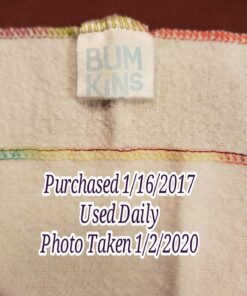 Bumkins Reusable Flannel Baby Wipes, 12 Count, Natural 25 713DKOCIcXL