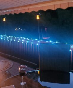 TomCare Solar Lights Metal Flickering Flame Solar Torches Lights Waterproof Outdoor Heavy Duty Lighting Solar Pathway Lights Landscape Lighting Dusk to Dawn Auto On/Off for Garden Patio Yard, 4 Pack Black 35 713DcXUHl5L