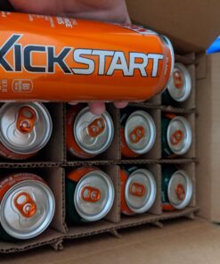 Mountain Dew Kickstart Orange Citrus (16 Ounce Cans, Pack of 12) 16 Fl Oz (Pack of 12) 25 713DtNd4JLL