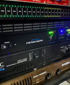 Pyle Professional Audio Bluetooth Power Amplifier - 2-Channel Rack Mount Bridgeable, LED Indicators, Shockproof Binding Posts, Cooling Fans 1000 Watt - Pyle PTA1000 1000W Basic 26 713EP3dThL